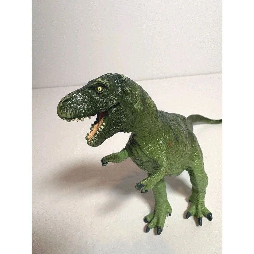 1988 Vtg Carnegie Safari Tyrannosaurus Rex T-Rex Hard Rubber Figure 9